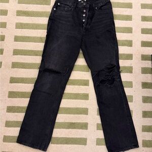 Agolde Charcoal Denim Pants